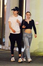 LILY-ROSE DEPP and Timothee Chalamet Out in New York 09/23/2019