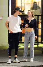 LILY-ROSE DEPP and Timothee Chalamet Out in New York 09/23/2019