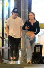 LILY-ROSE DEPP and Timothee Chalamet Out in New York 09/23/2019