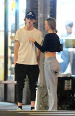 LILY-ROSE DEPP and Timothee Chalamet Out in New York 09/23/2019