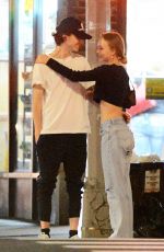 LILY-ROSE DEPP and Timothee Chalamet Out in New York 09/23/2019