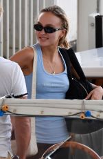 LILY-ROSE DEPP at Airport in Venice 09/01/2019