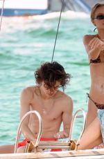 LILY-ROSE DEPP in Bikini on Vacation in Capri 09/07/2019