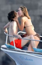 LILY-ROSE DEPP in Bikini on Vacation in Capri 09/07/2019