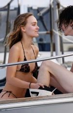 LILY-ROSE DEPP in Bikini on Vacation in Capri 09/07/2019