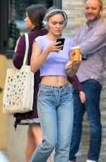 LILY-ROSE DEPP Out and About in New York 09/19/2019