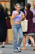 LILY-ROSE DEPP Out and About in New York 09/19/2019