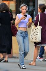 LILY-ROSE DEPP Out and About in New York 09/19/2019