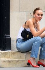 LILY-ROSE DEPP Out in New York 09/16/2019