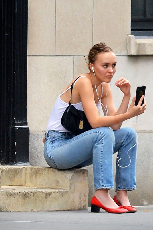LILY-ROSE DEPP Out in New York 09/16/2019