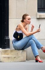 LILY-ROSE DEPP Out in New York 09/16/2019