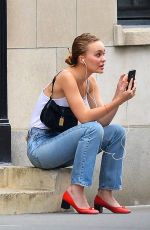 LILY-ROSE DEPP Out in New York 09/16/2019