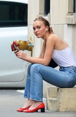 LILY-ROSE DEPP Out in New York 09/16/2019