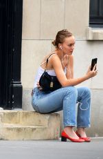 LILY-ROSE DEPP Out in New York 09/16/2019