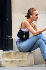 LILY-ROSE DEPP Out in New York 09/16/2019