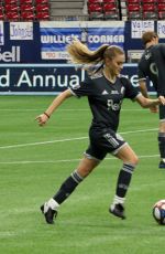 LIZZY GREENE Playing at Annual Vancouver Whitecaps Charity Game 09/14/2019