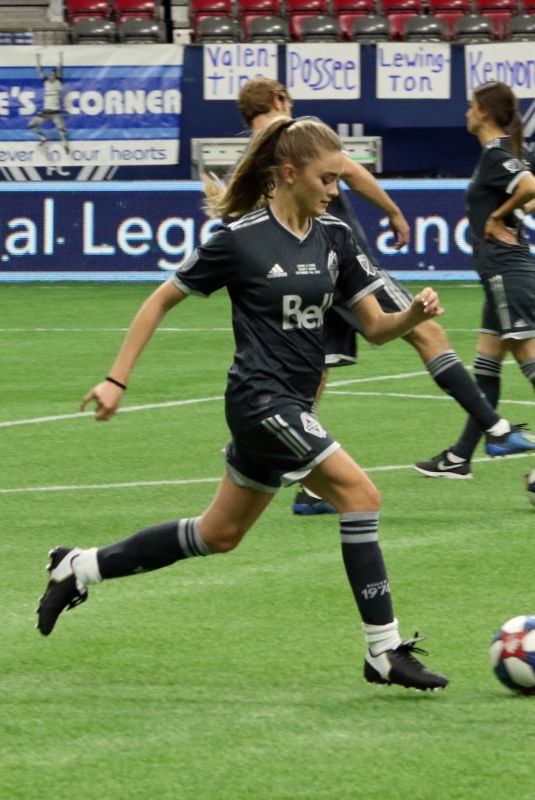 LIZZY GREENE Playing at Annual Vancouver Whitecaps Charity Game 09/14/2019