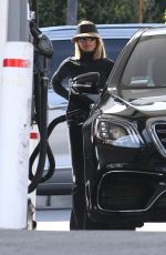 LORI LOUGHLIN at a Gas Station in West Hollywood 09/25/2019
