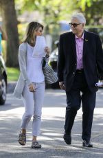 LORU LOUGHLIN Leaves a Church in Los Angeles 09/08/2019
