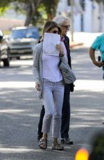 LORU LOUGHLIN Leaves a Church in Los Angeles 09/08/2019