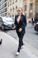 LOTTIE MOSS Arrives at Roger Vivier Shoe at paris Fashion Week 09/26/2019