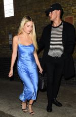 LOTTIE MOSS Leaves Chiltren Firehouse in London 09/12/2019