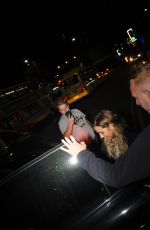 LOUISE REDKNAPP Leaves Palace Theatre in Manchester 09/21/2019