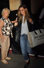 LOUISE REDKNAPP Leaves Palace Theatre in Manchester 09/21/2019