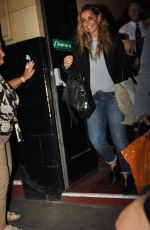 LOUISE REDKNAPP Leaves Palace Theatre in Manchester 09/21/2019