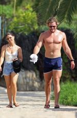 LOUISE THOMPSON Out on Vacation in Ibiza 09/18/2019
