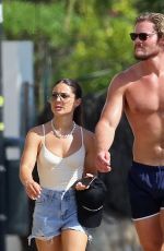 LOUISE THOMPSON Out on Vacation in Ibiza 09/18/2019
