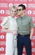 LUCY BOYNTON and Rami Malek at Miumiu Photocall at 2019 Venice Film Festival 09/01/2019
