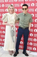 LUCY BOYNTON and Rami Malek at Miumiu Photocall at 2019 Venice Film Festival 09/01/2019