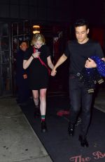 LUCY BOYNTON and Rami Malek Leaves Bowery Hotel in New York 09/28/2019