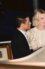 LUCY BOYNTON and Rami Malek Out for Dinner in Venice 09/01/2019