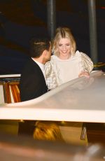 LUCY BOYNTON and Rami Malek Out for Dinner in Venice 09/01/2019
