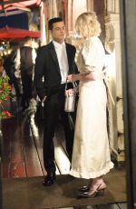 LUCY BOYNTON and Rami Malek Out for Dinner in Venice 09/01/2019