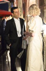 LUCY BOYNTON and Rami Malek Out for Dinner in Venice 09/01/2019