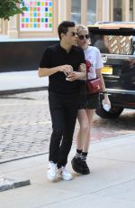 LUCY BOYNTON and Rami Malek Out in New York 09/26/2019