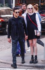 LUCY BOYNTON and Rami Malek Out in New York 09/27/2019