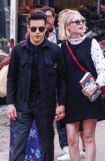 LUCY BOYNTON and Rami Malek Out in New York 09/27/2019