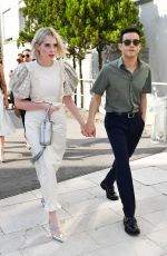 LUCY BOYNTON and Rami Malek Out in Venice 09/01/2019