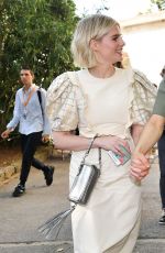 LUCY BOYNTON and Rami Malek Out in Venice 09/01/2019