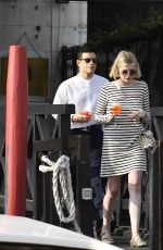 LUCY BOYNTON and Rami Malek Out in Venice 09/03/2019