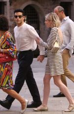 LUCY BOYNTON and Rami Malek Out in Venice 09/03/2019