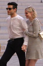 LUCY BOYNTON and Rami Malek Out in Venice 09/03/2019