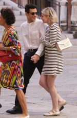 LUCY BOYNTON and Rami Malek Out in Venice 09/03/2019