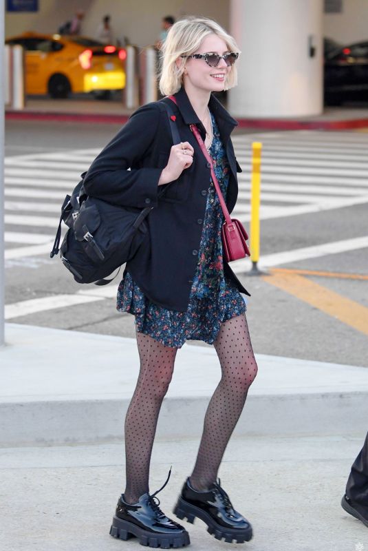 LUCY BOYNTON at LAX Airport in Los Angeles 09/29/2019