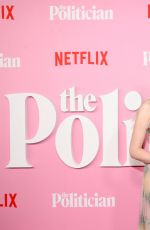 LUCY BOYNTON at The Politician, Season One Premiere in New York 09/26/2019