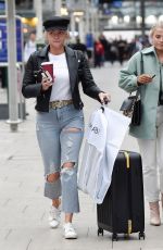 LUCY FALLON and KATIE MCGLYNN Arrives at a Train to London 09/09/2019